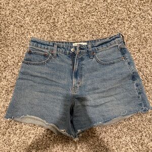 Abercrombie and fitch curve love high rise dad short
